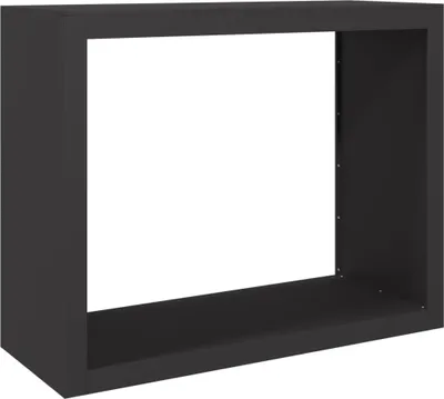 Obrázek produktu pro vidaXL Stojan na palivové dřevo černý 100x40x80 cm ocelový