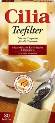 Produktbild von Cilia 687377 Teefilter 80 Stück halterlos