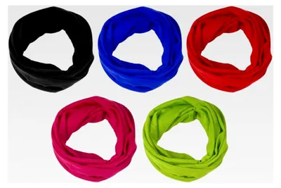 Produktbild von Uni Bandana Multifunktionstuch, Kopftuch, Halstuch, Loop, Schlauchtuch, Mundschutz für Damen und Herren