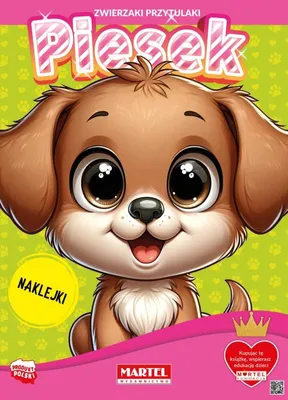 Produktbild von Malbuch mit Aufklebern Tiere Umarmungen "Hund" Martel