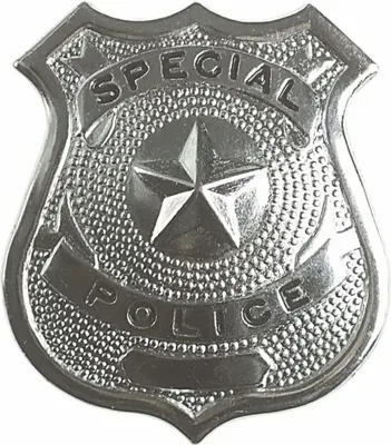 Obrázek produktu pro Policejní odznak - Kovový - Policie