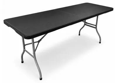 Produktbild von Aga Garten Klapptisch 180x74x74 cm Schwarz