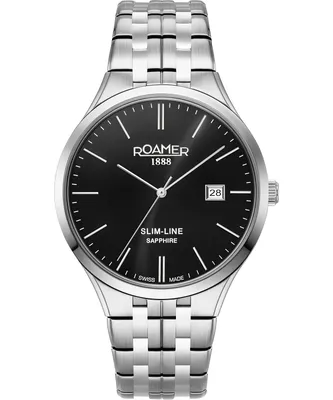 Produktbild von Roamer Armbanduhr Date Slim-Line Classic Black