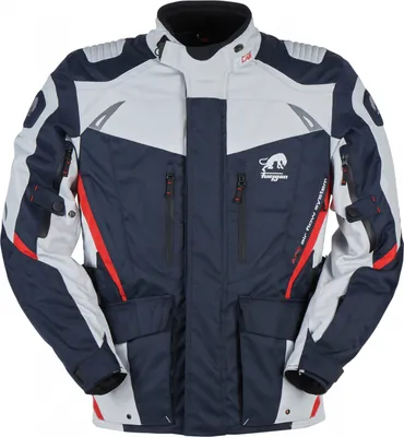 Produktbild von Furygan Apalaches Motorrad Textiljacke, blau/weiß/rot, S