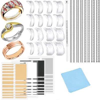 Image de INF Ajusteurs spirale invisibles bagues TPU PC 10cm x 0.3cm kit 30 pièces
