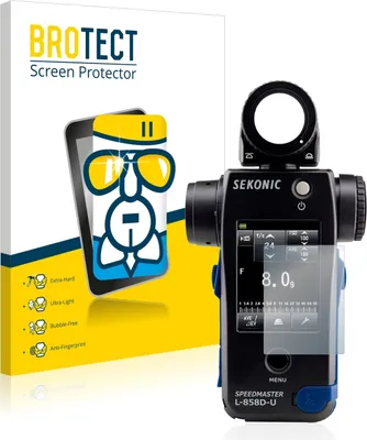 Produktbild von BROTECT Schutzglas für Sekonic L858D Schutzfolie Panzer Folie Glas Display Schutz klar