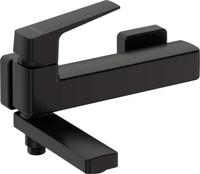Zdjęcie produktu dla Wall-mounted bathtub mixer - with folding spout