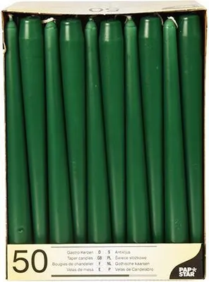 Produktbild von Leuchterkerzen Ø 2,2 cm · 25 cm dunkelgrün