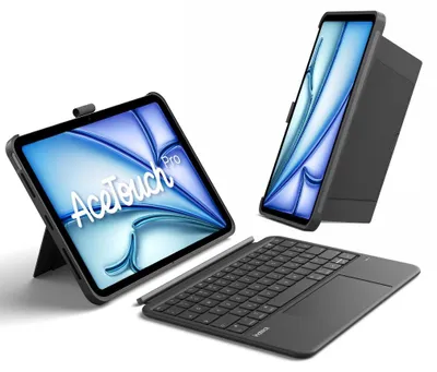 Immagine prodotto di inateck KB403-11A_BLACK GRAY inateck Keyboard iPad 11"/10,9" QWERTZ RGB gray