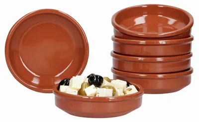 Image de set de 6 bols en terre cuite Cazuela Bruno Ø 12cm taille S médiéval viking