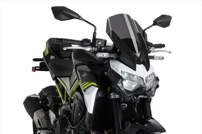Image de PUIG Ecran foncé fumé Naked touring pour Kawasaki