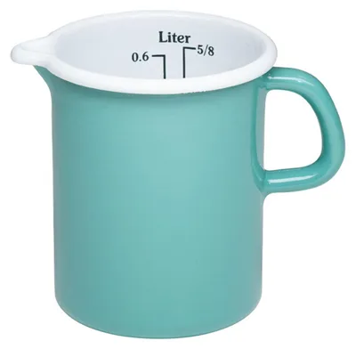 Image de Riess Mètre de cuisine ⌀9cm 0,5L Nature Green Medium émail