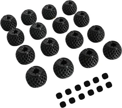 Produktbild von Stuhlbeinschoner 10-15 mm, 16 Stück, schwarz, Filzgleiter, für Bodenschutz
