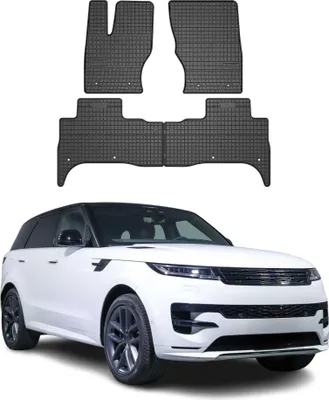 Obrázek produktu pro 2013-2017 Land Rover Range Rover Sport Podlahové rohože gumové černé 4 ks