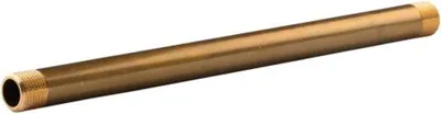 Produktbild von Messing Gewinde-Fitting Distanz Doppelnippel 1/2' - 1/2' L=300mm, schwere Ausführung