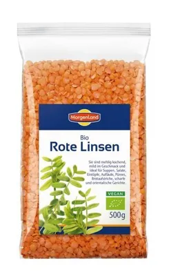 Image de Lentilles rouges - séchées 500g
