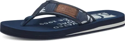 Produktbild von s.Oliver Herren Zehentrenner Pantolette Strand Schwimmbad Badeschuh 5-17212-42, Größe:42 EU, Farbe:Blau