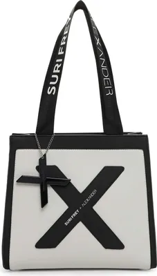Produktbild von Suri Frey Damen Schultertasche/ Umhängetasche X ALEXANDER Schwarz Kunstleder-