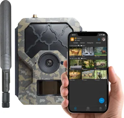 Produktbild von icuserver ICU CLOM Cam-S 4G Outdoor Wildkamera mit Handyübertragung und Bewegungsmelder - Nachtsicht, SIM-Karte & 16GB SD-Karte Inklusive, 62° Objektivwinkel, Überwachung via ICU App