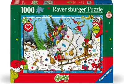 Produktbild von Ravensburger Puzzle The Grinch 1000 Teile Film Puzzle