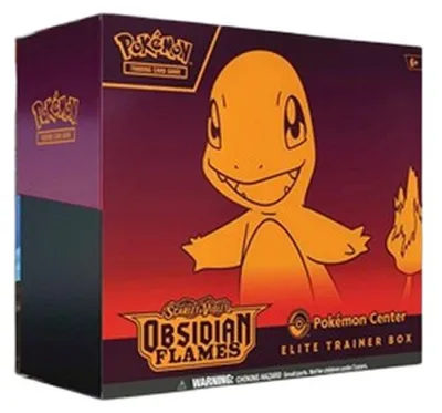 Zdjęcie produktu dla Pokemon Obsidian Flames Pokémon Center Elite Trainer Box