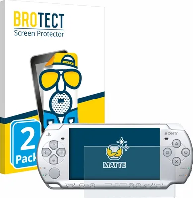 Produktbild von 2x BROTECT Schutzfolie für Sony PSP 2004 Displayschutz Displayschutzfolie Folie Matt Entspiegelungsfolie