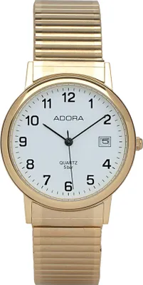 Produktbild von Armbanduhr Herren Analog Edelstahl Zugband Adora 28397