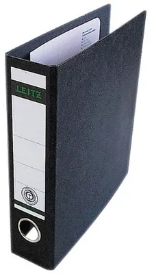Imagen del producto de Leitz 1065-00-00, carpeta de cartón rígido, modelo 1065, de 56 mm, con orificio para el asa, para formato A5