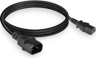 Zdjęcie produktu dla ACT 230V connection cable C13 - C14 1.8 m, 1,8 m, 10 A