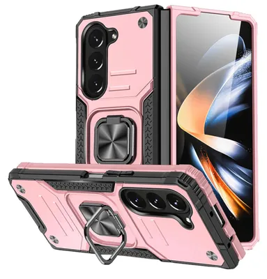 Obrázok produktu pre Puzdro na mobilný telefón Samsung Galaxy Z Fold5 5G Armor s magnetickým krúžkom, ružové