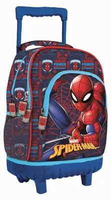 Produktbild von Marvel Spider-Man Great Power Premium Trolley-Schulrucksack 44 cm