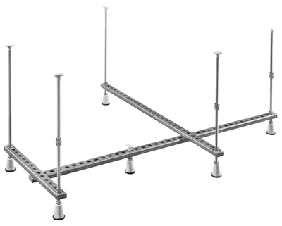 Produktbild von Polysan Tragkonstruktion für asymmetrische Badewanne 150x75cm, L/R