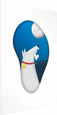 Produktbild von Posterpapier Poster - Dog Dreams 40x60 cm Für Kinder g-A-0180-ao-a