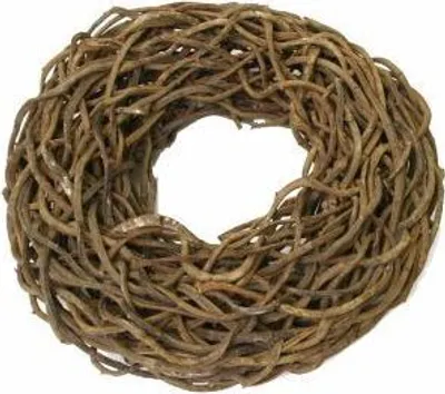 Produktbild von HBX Kranz Ländliche Holzrebenzweige Braun D 48 cm