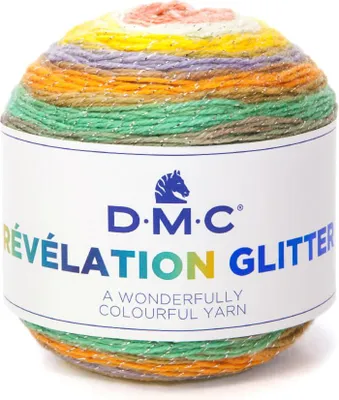 Obrázok produktu pre DMC Révélation Glitter - viacfarebná priadza s trblietavým efektom (farba 502)