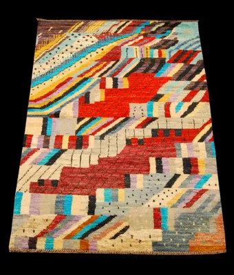 Obrázok produktu pre TAIMANY Originálny koberec z čistej vlny / Moderný ručne vyrobený koberec 171X118 CM