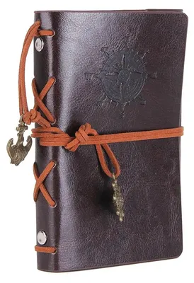 Zdjęcie produktu dla Skórzany notes w stylu vintage, idealny do codziennego użytku