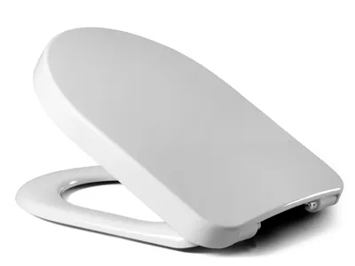 Produktbild von WC-Sitz für hansgrohe EluPura S WC-Sitz, Ersatz, SoftClose, QuickRelease, Befestigung oben, Weiß, Ersatz 60197450