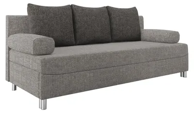 Produktbild von MIRJAN24 Schlafsofa Dover mit Bettkasten und Schlaffunktion, Bettsofa, Couch vom Hersteller (Sofa ohne Polsterhocker, Farbe: Lux 05 + Lux 06)
