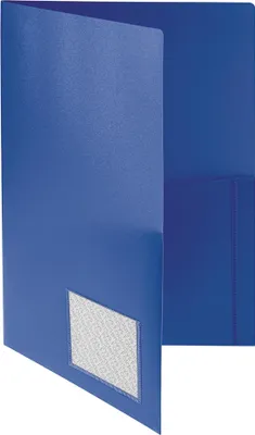 Produktbild von FolderSys Broschürenmappe 10008-40 DIN A4 PP Klarsichttasche blau