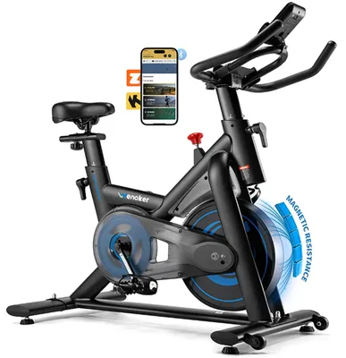 Obrázok produktu pre Domáci rotoped s magnetickým odporom – maximálna nosnosť 160 kg – tichý ergometer
