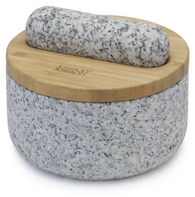 Zdjęcie produktu dla Joseph Joseph 20176, Bambusowy, Szary, Moździerz i tłuczek, 155 mm, 155 mm, 130 mm, 1 szt.