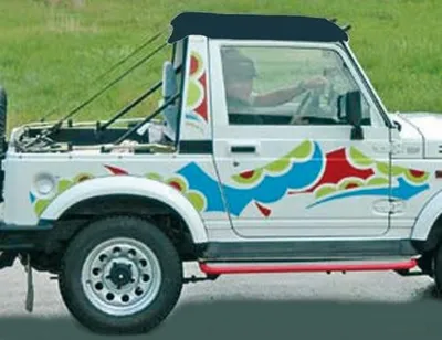 Zdjęcie produktu dla Góra bikini czarna Osłona Góra bikini Suzuki SJ410 SJ413 Samurai