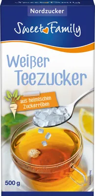 Obrázok produktu pre Nordzucker Sweet Family biely čajový cukor na čajové špeciality 500g