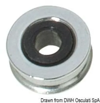 Obrázek produktu pro Ocelový kotouč VA 16 mm pro vedení 5/2,5 mm, 1 kus