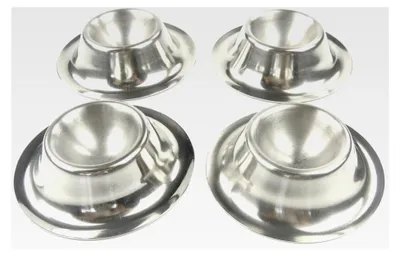 Produktbild von Edelstahl Eierbecher Set, stapelbar, 4 Stück