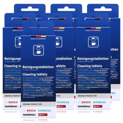 Produktbild von 7x Bosch TCZ6001 Reinigungstabletten für Kaffeevollautomaten