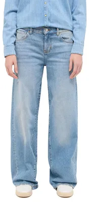 Productafbeelding van MUSTANG Damen Jeansbroek, model Medley, wijde pijpen