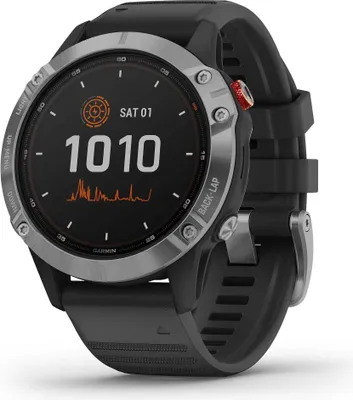 Image de Garmin - Smartwatch Unisexe fenix 6 Solar Silber 010-02410-00