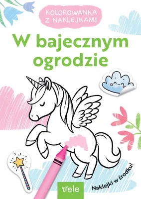 Obrázok produktu pre Kolorowanka W bajecznym ogrodzie z naklejkami